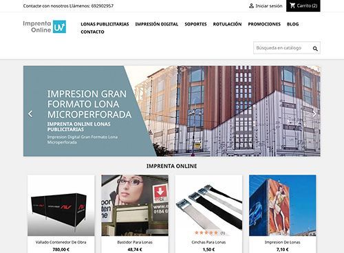 imprenta online lonas